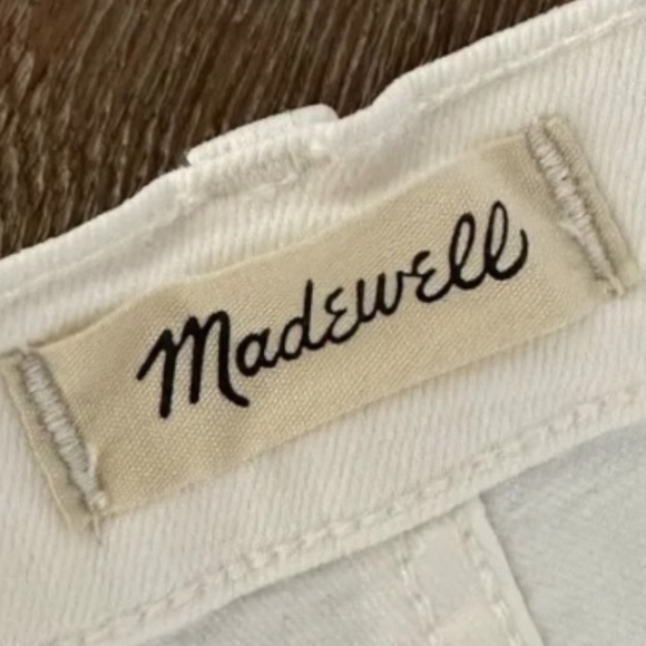 Madewell The Perfect Vintage Jean Tile White | High-Rise Straight Leg | Size 23 - Picture 9 of 11
